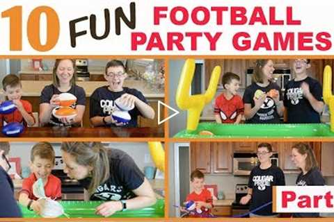 10 Best Football Party Games (Part 1) | Family Fun Every Day