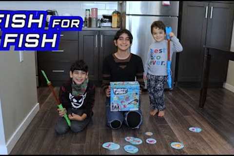 Fish for Fish Game    family and friends party challenge games   Toys Review