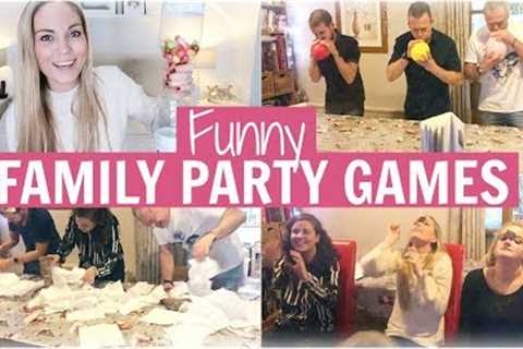 FUNNY FAMILY PARTY GAMES | MINUTE TO WIN IT GAMES | Alex Gladwin