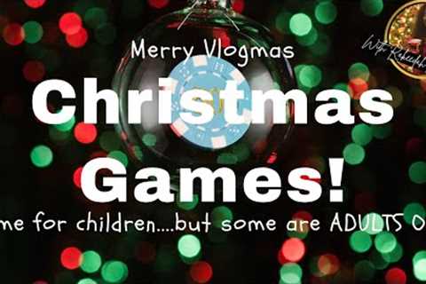 FUN Christmas Games | Kid friendly & ADULT ONLY games! | Family Games | Adult Games Only