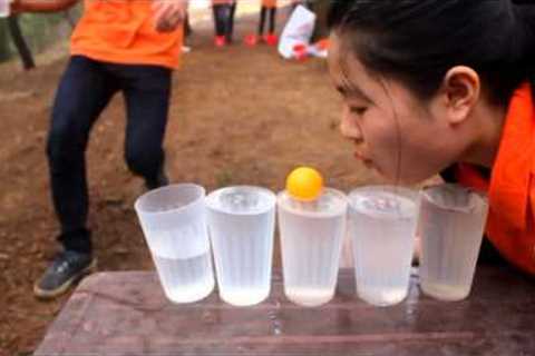 Outdoor Team Building games Picnic at Phat Tich pagoda