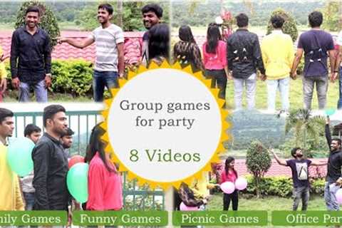 Group Games for party | 8 Picnic games for kids, family and friends | outdoor games for groups(2019)