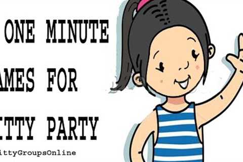 5 One Minute Games For Parties| 5 Kitty Party Games| Office Party Games| Birthday Party Games