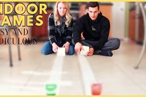 EASY FUN INDOOR GAMES FOR COUPLES & FAMILIES | HUSBAND & WIFE PART 3|