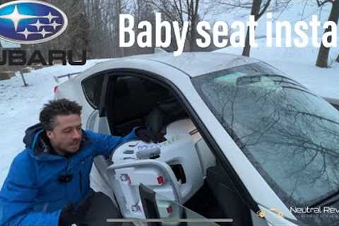 2020 Subaru BRZ Sport-tech RS | Baby seat installation