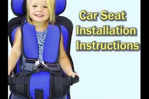 Installation Instruction of Baby car seat belt
