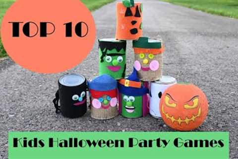 The Ten Kids Halloween Party Games