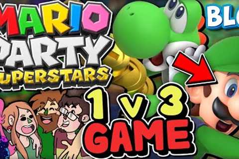 IMPOSSIBLE 1v3 CHALLENGE - Lets Play Mario Party Superstars