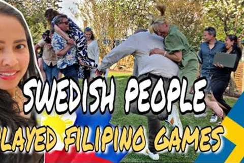 FILIPINO PARTY GAMES played by SWEDISH people| My birthday celebration