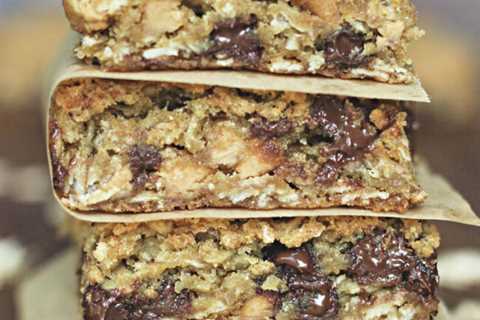 Chocolate Peanut Butter Oatmeal Bars