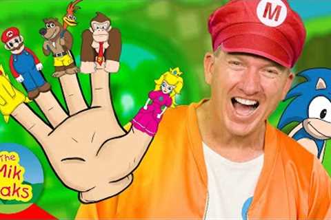 Sonic Finger Family Song | Kids Video Games and Nursery Rhymes | The Mik Maks