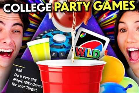 College Kids Try Not To Fail - Craziest College Party Games!