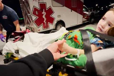 NiKO''S BRAVE AMBULANCE RiDE 🚑  Adley & Navey Surprise him with a GiANT MONKEY! Mom saves the..