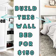 DIY Murphy bed for under $150 – with video & plans