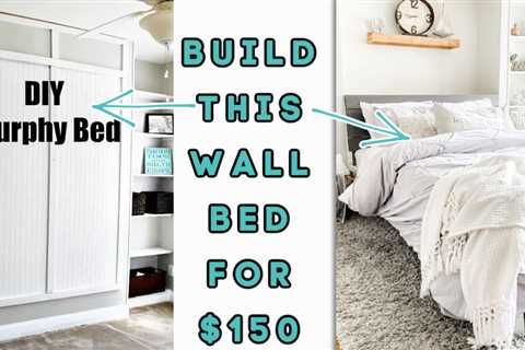 DIY Murphy bed for under $150 – with video & plans