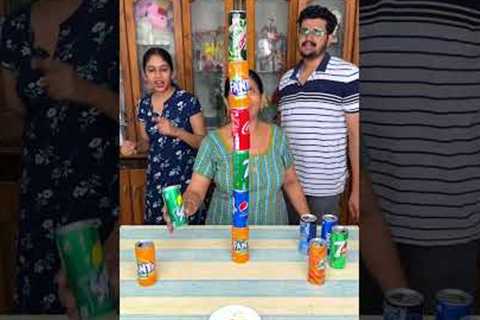 The Coke Challenge Was So Exciting, Who Failed? ! # Funnyfamily #Partygames