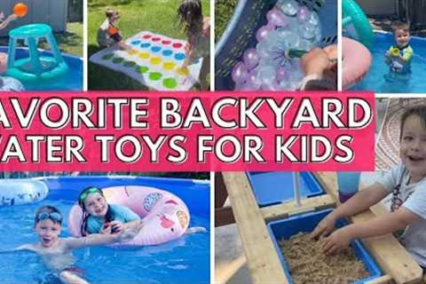 Outdoor Water Toys for Kids | Summer Activity at Home Ideas | Activities for Kids | Backyard Fun