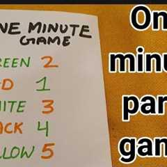 ONE MINUTE GAMES/KITTY PARTY GAMES/FUN GAMES FOR ALL PARTIES